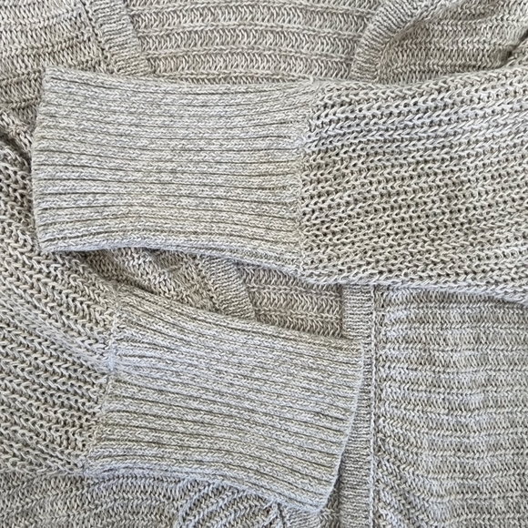 American Eagle Outfitters Tan Boho Open Cardigan Size M - Picture 11 of 11